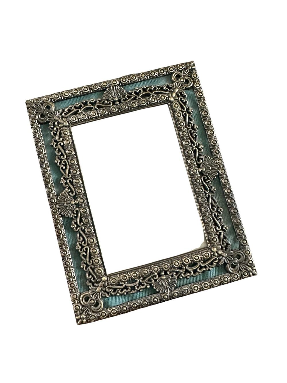 3x5” frame Victorian scrolling baroque metal mystical dark fairy home decor art